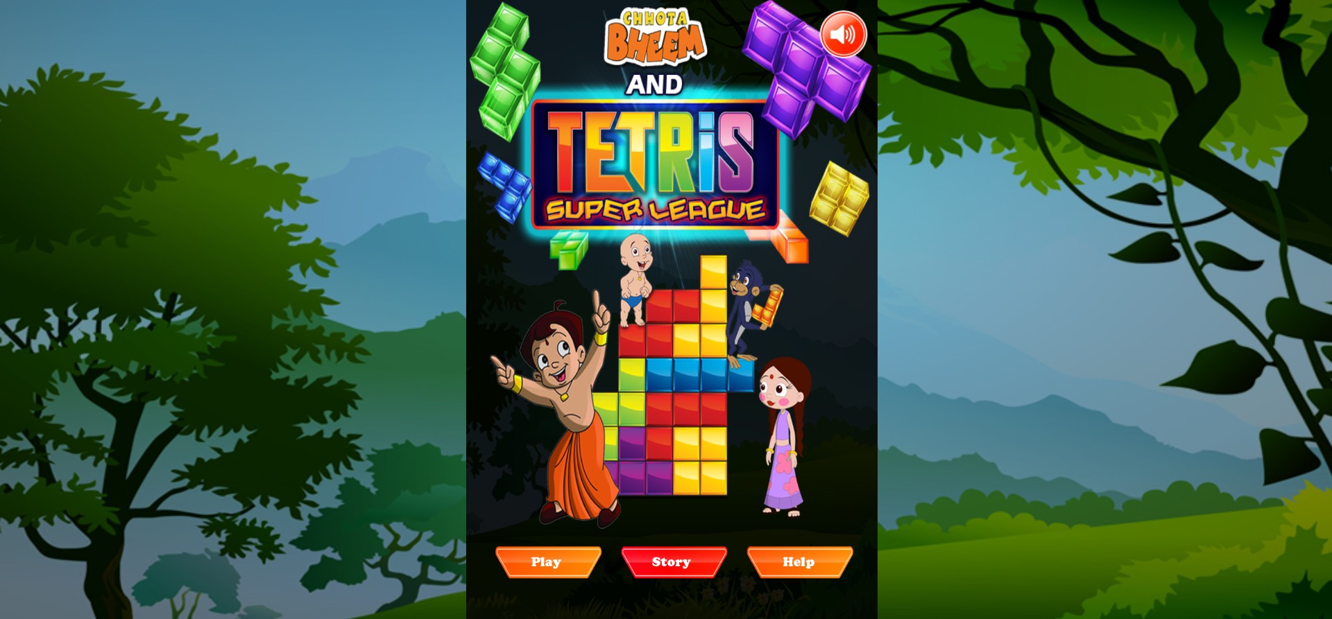 Chhota Bheem and Tetris Super League: Pro Version