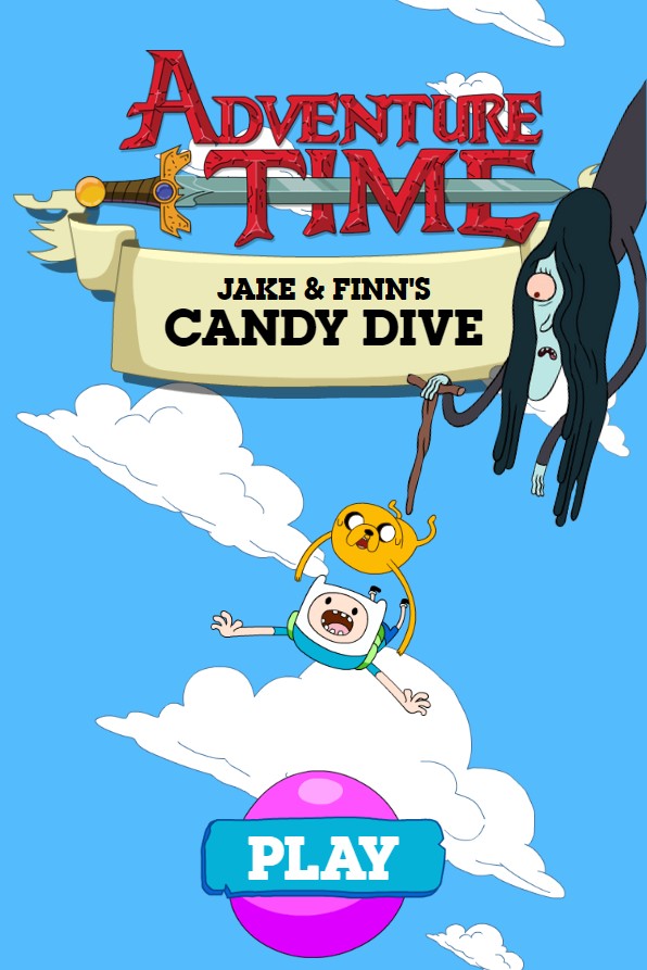 Adventure Time Jake and Finn's Candy Dive: Extreme Challenge