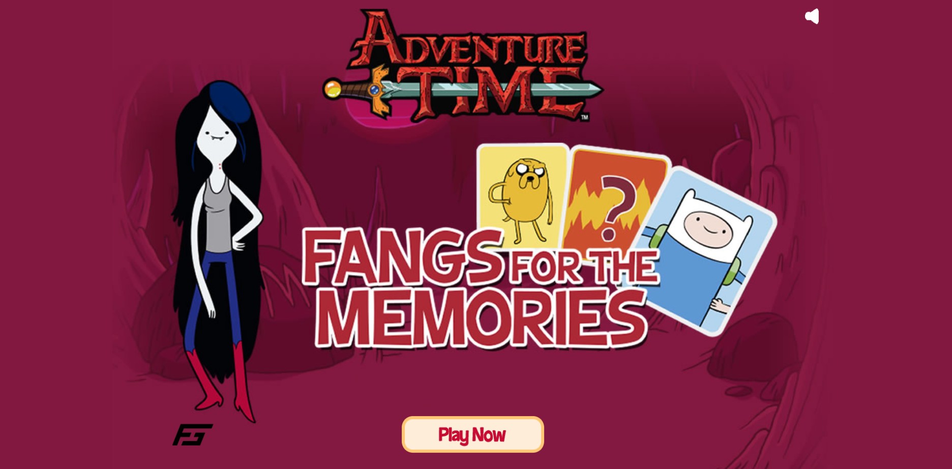 Adventure Time Fangs for the Memories - Online Memory Card: Extreme Challenge