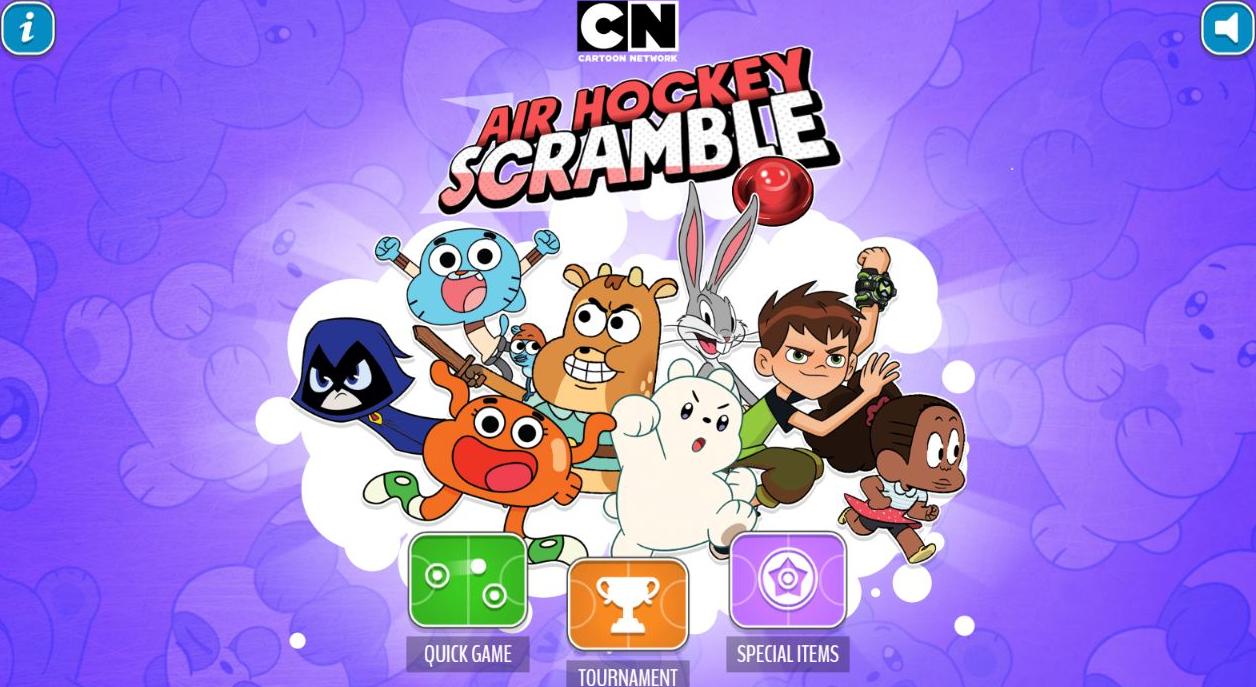 Cartoon Network Air Hockey Scramble: Full Version