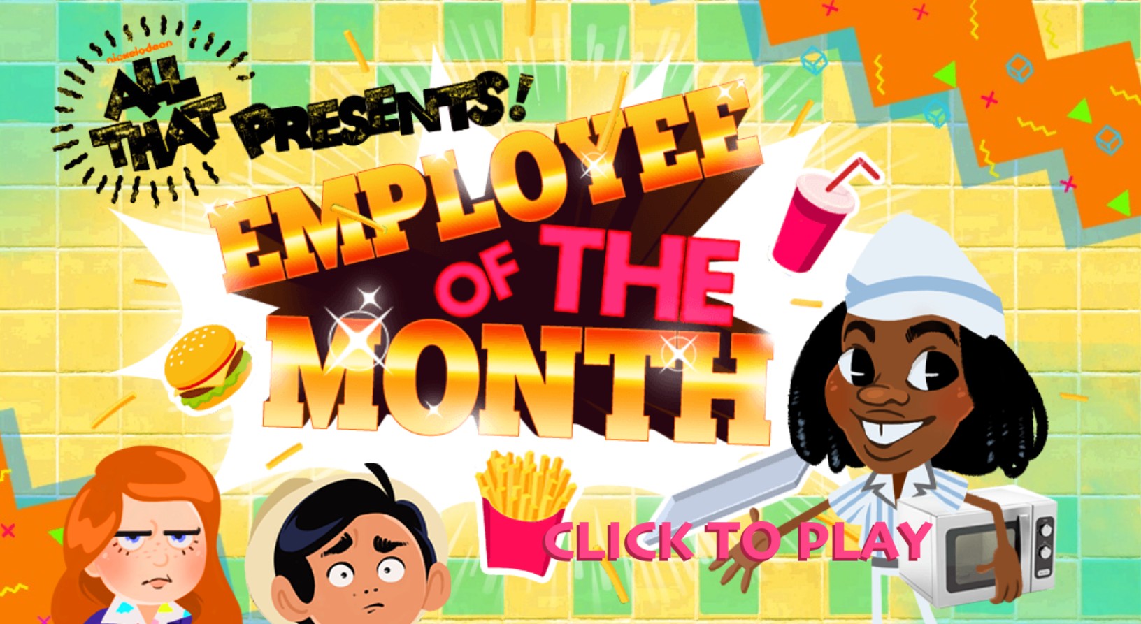 All That Presents: Employee of the Month - Nickelodeon Fast Food Challenge: Super Adventure