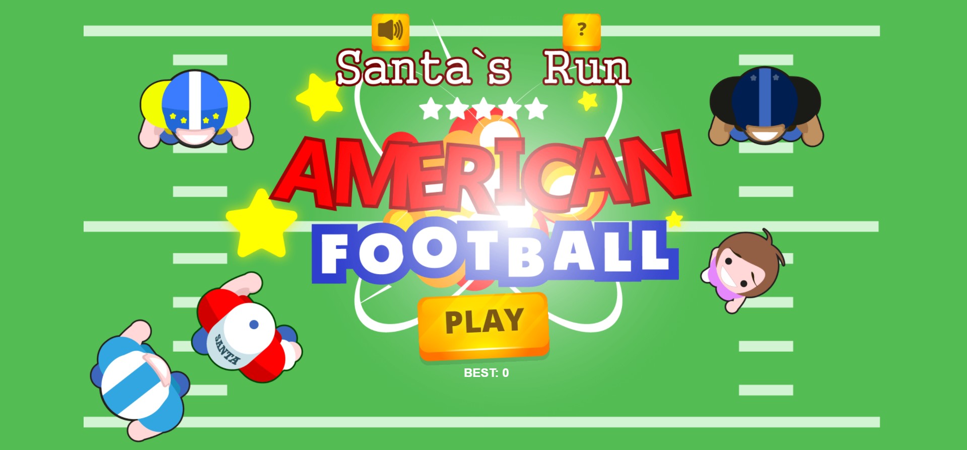 Santa's Run American Football: Classic Arcade Fun
