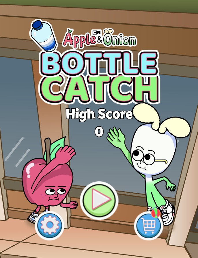 Apple and Onion Bottle Catch - Cartoon Network Arcade: Legendary Quest