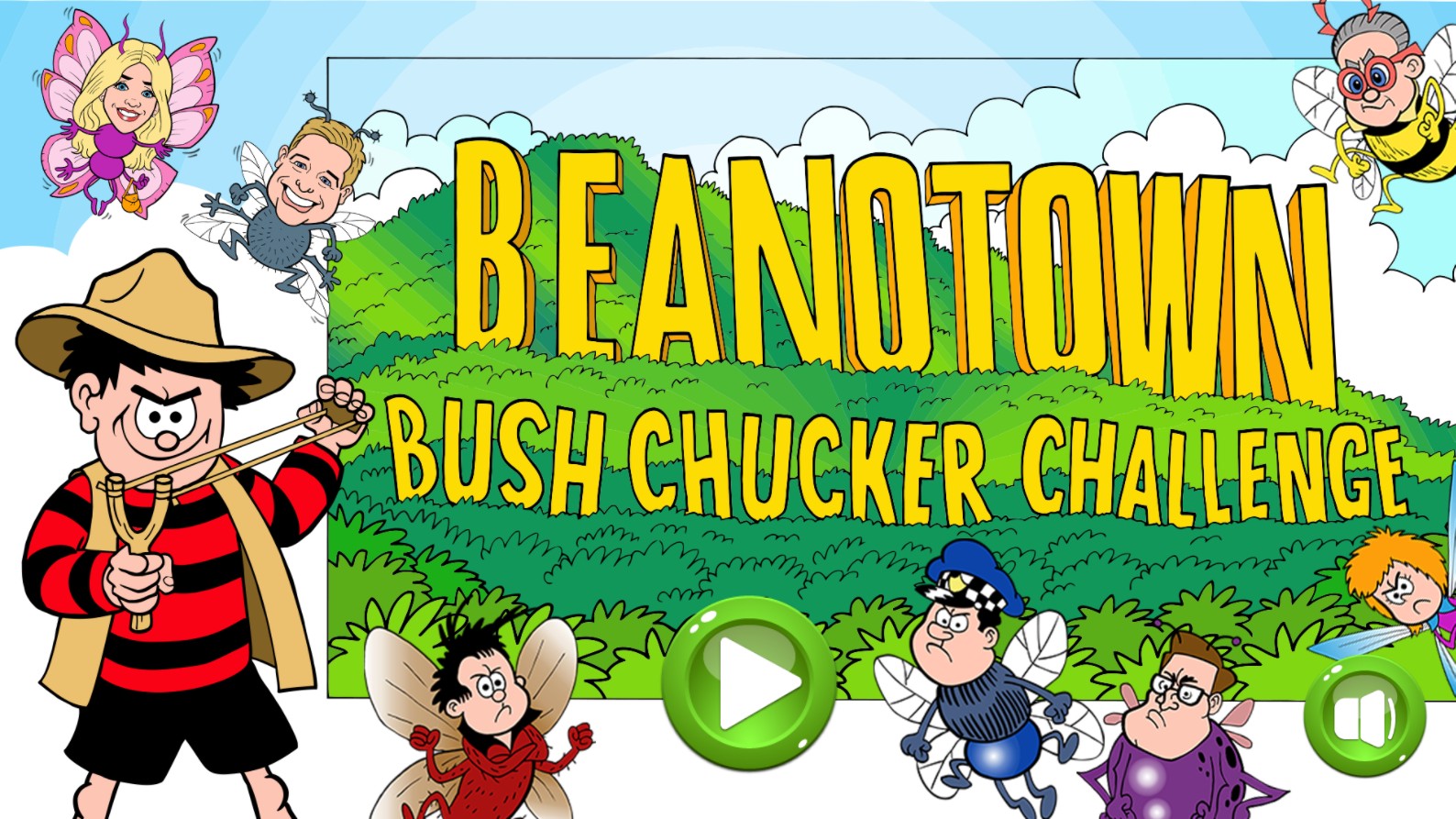 Beano Bush Chucker Challenge - Play Free: Extreme Challenge