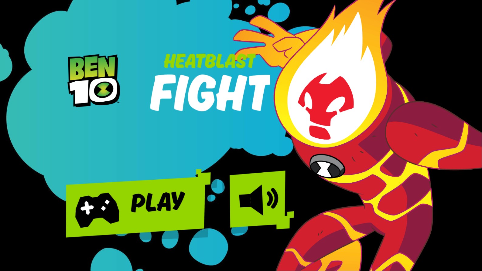 Ben 10 Heatblast Fight - Play Online Action: Super Adventure