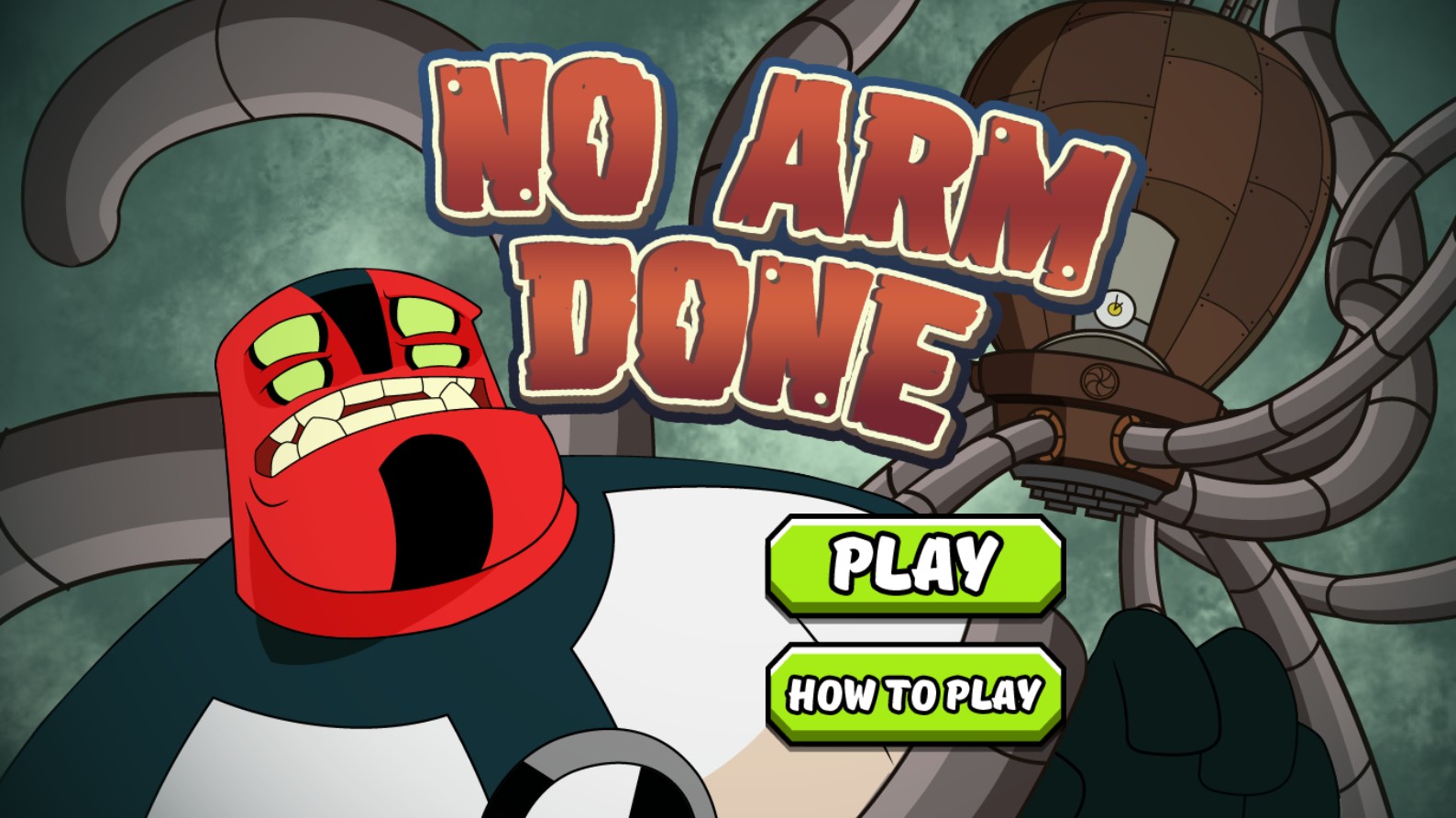 Ben 10 No Arm Done - HTML5 Action: Speed Run Edition