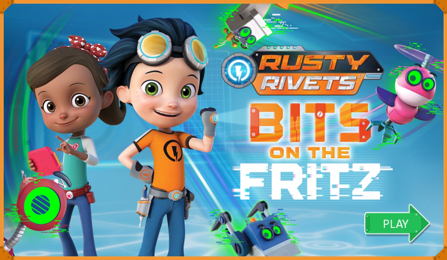 Rusty Rivets Bits on the Fritz - Play: Classic Arcade Fun