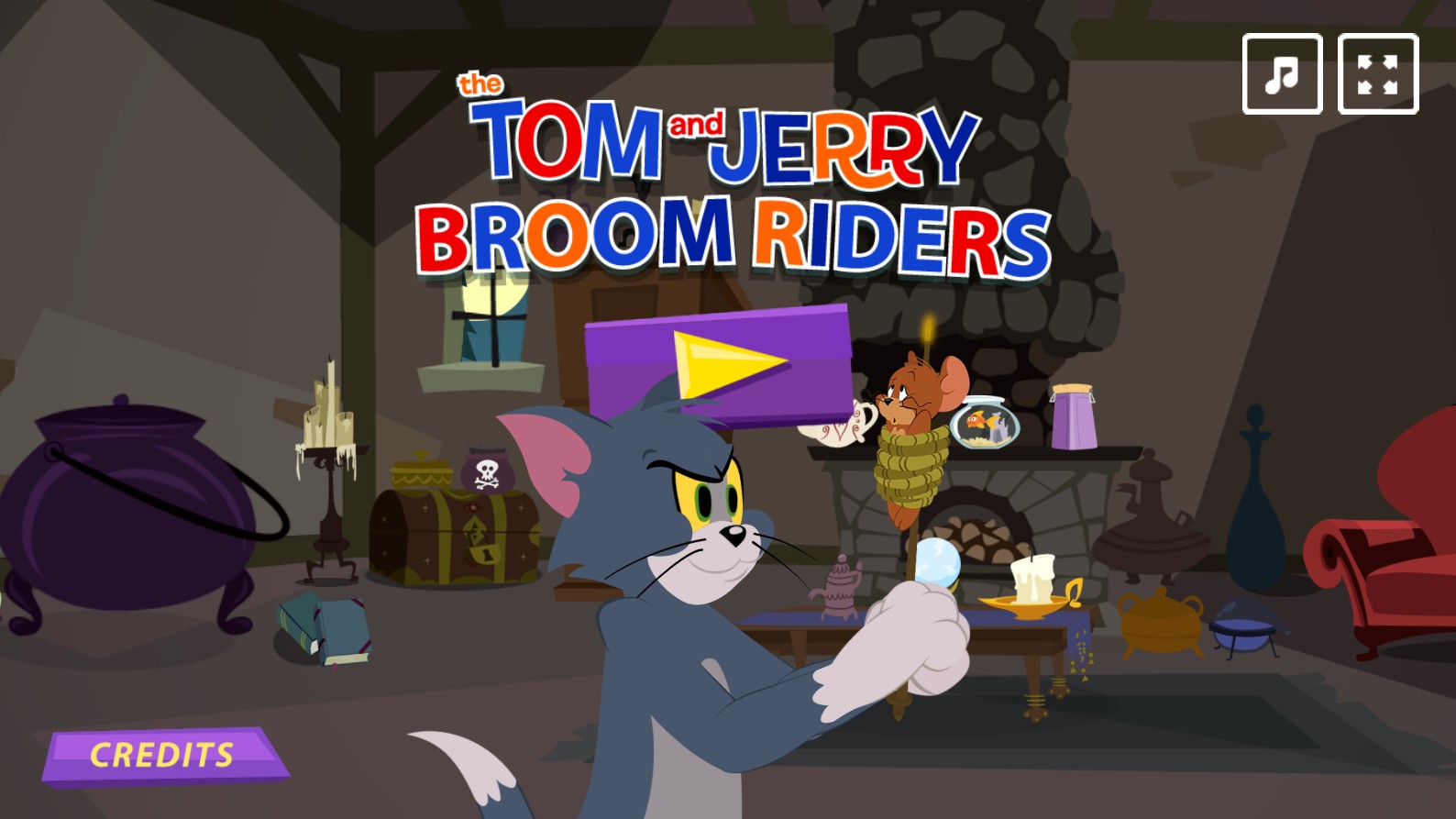 Tom and Jerry Broom Riders - Online Adventure: Speed Run Edition