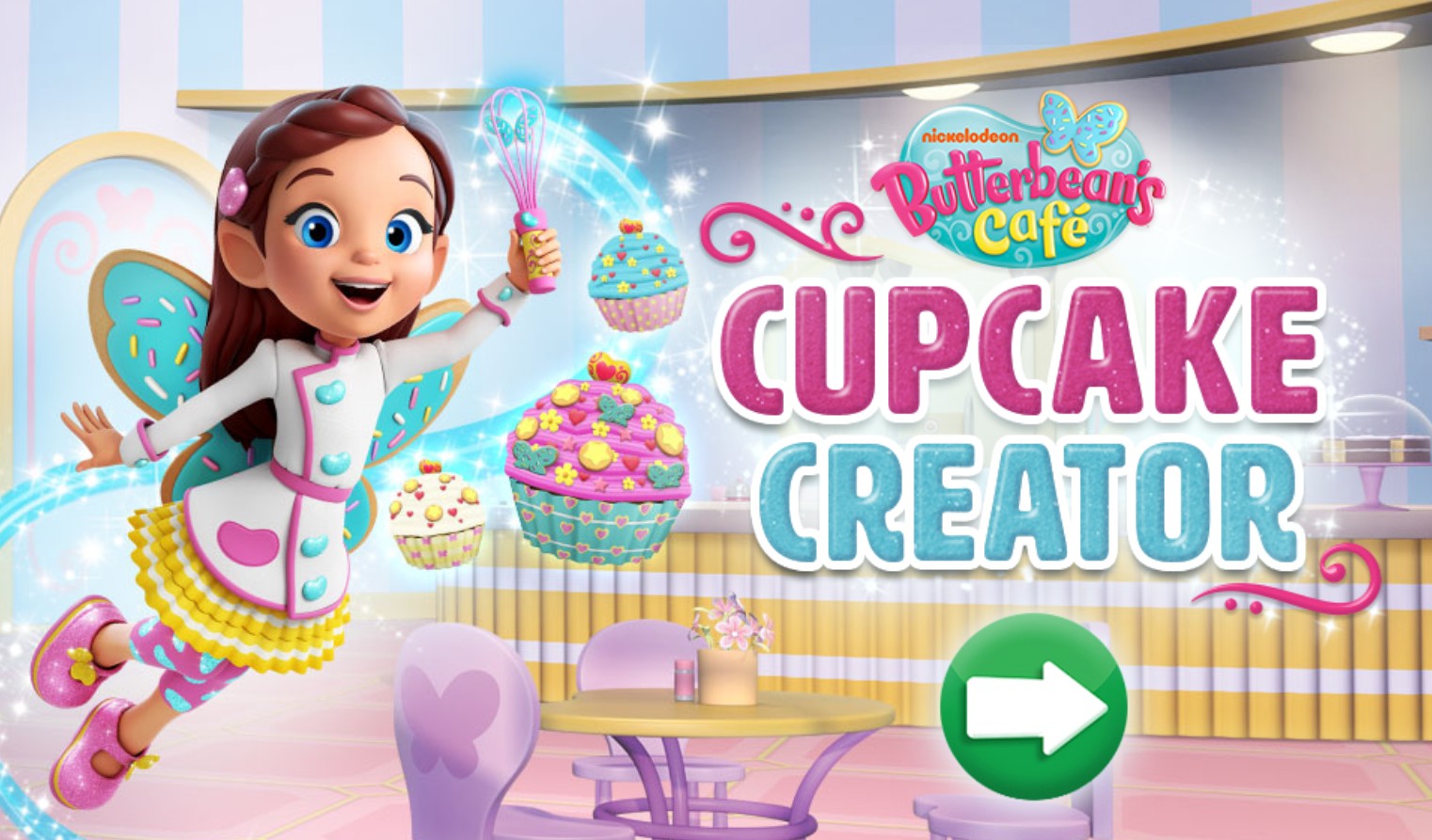 Butterbean's Cafe Cupcake Creator - Play Nick Jr Baking Games: Free Play Quest