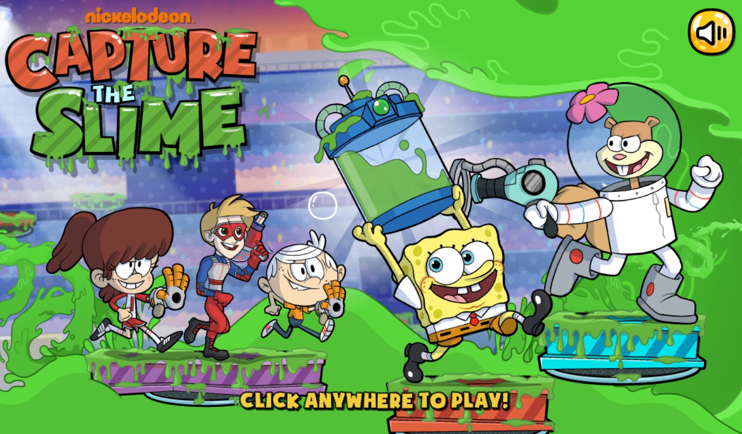 Capture the Slime - Play Nickelodeon Character Action: Extreme Challenge