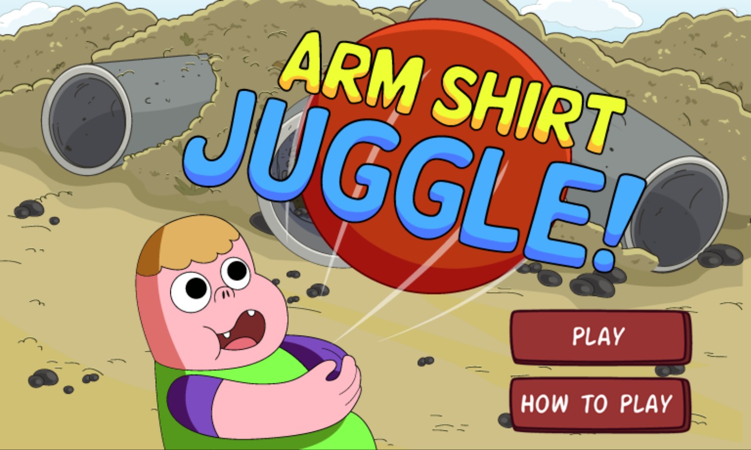 Clarence Arm Shirt Juggle Cartoon Network: Speed Run Edition