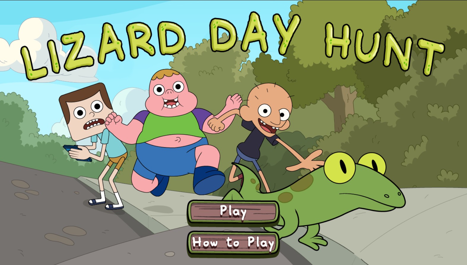 Clarence Lizard Day Hunt - Play Cartoon Network Adventure: Full Version