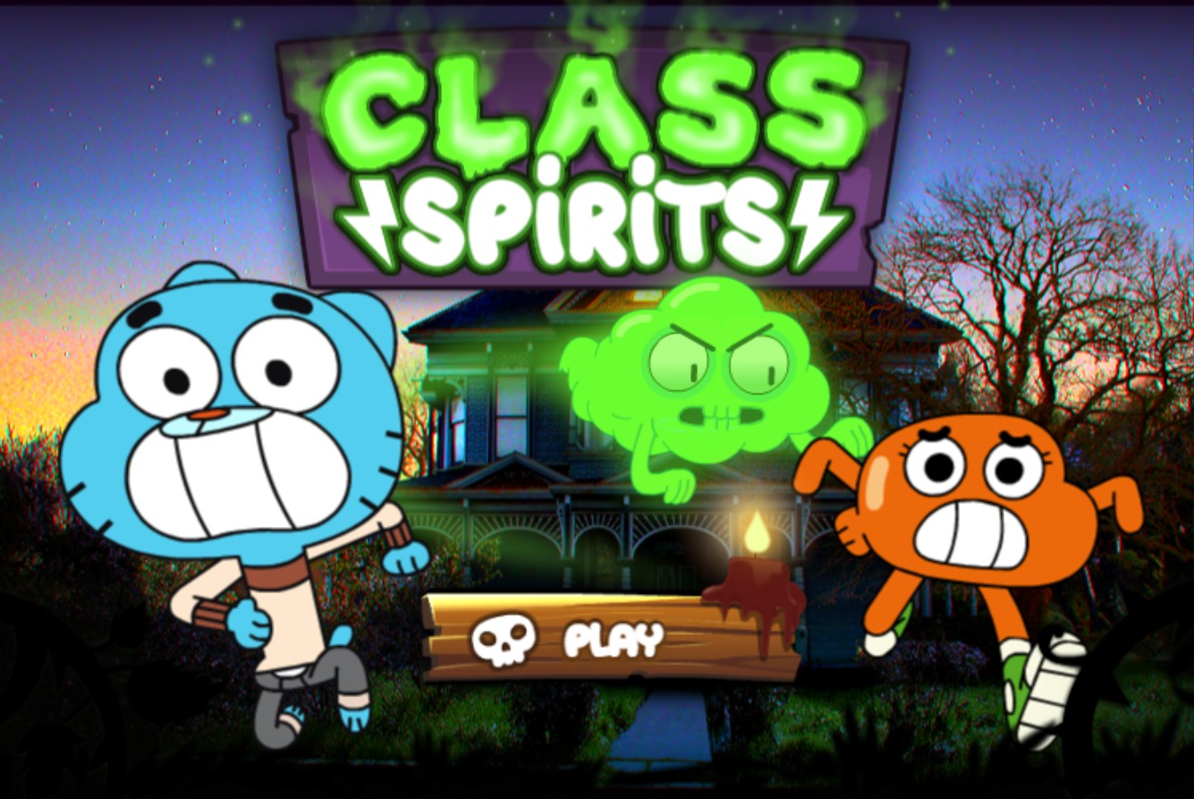 Class Spirits Gumball - Play The Amazing World of Gumball Ghost Hunter: Deluxe Online