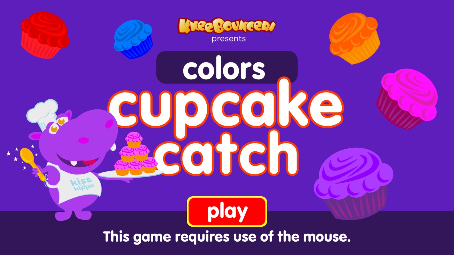 Cupcake Catch Colors - Fun Educational Browser Game for Kids: Hero Saga