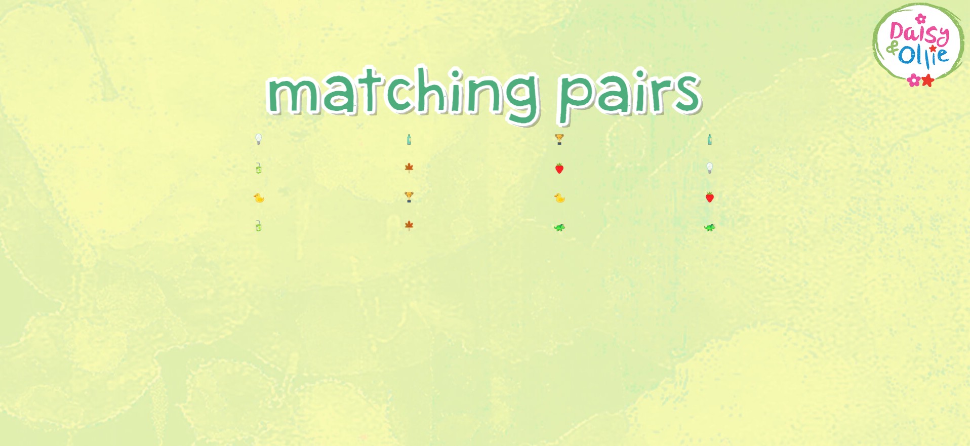 Daisy and Ollie Matching Pairs: Deluxe Online