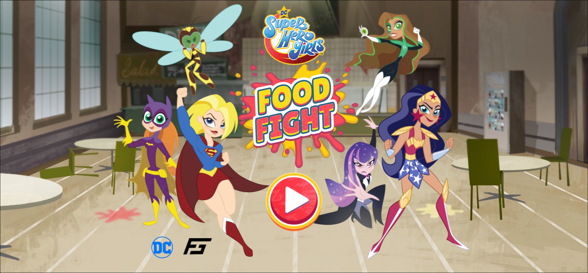 DC Super Hero Girls Food Fight - Play Online HTML5: Legendary Quest