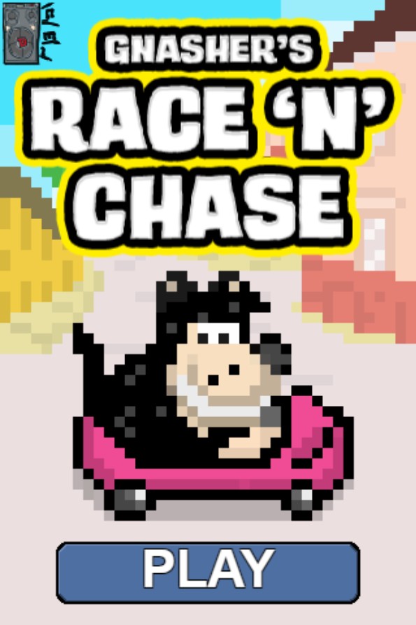 Gnasher's Race 'N' Chase - Retro Browser Racing: Classic Arcade Fun