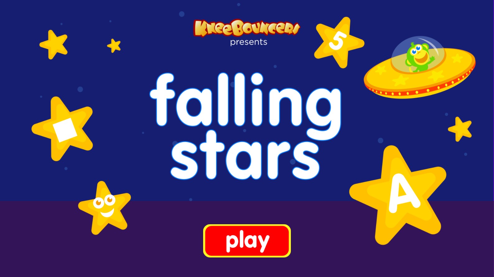 Falling Stars KneeBouncers Educational Kids: Mega Mission