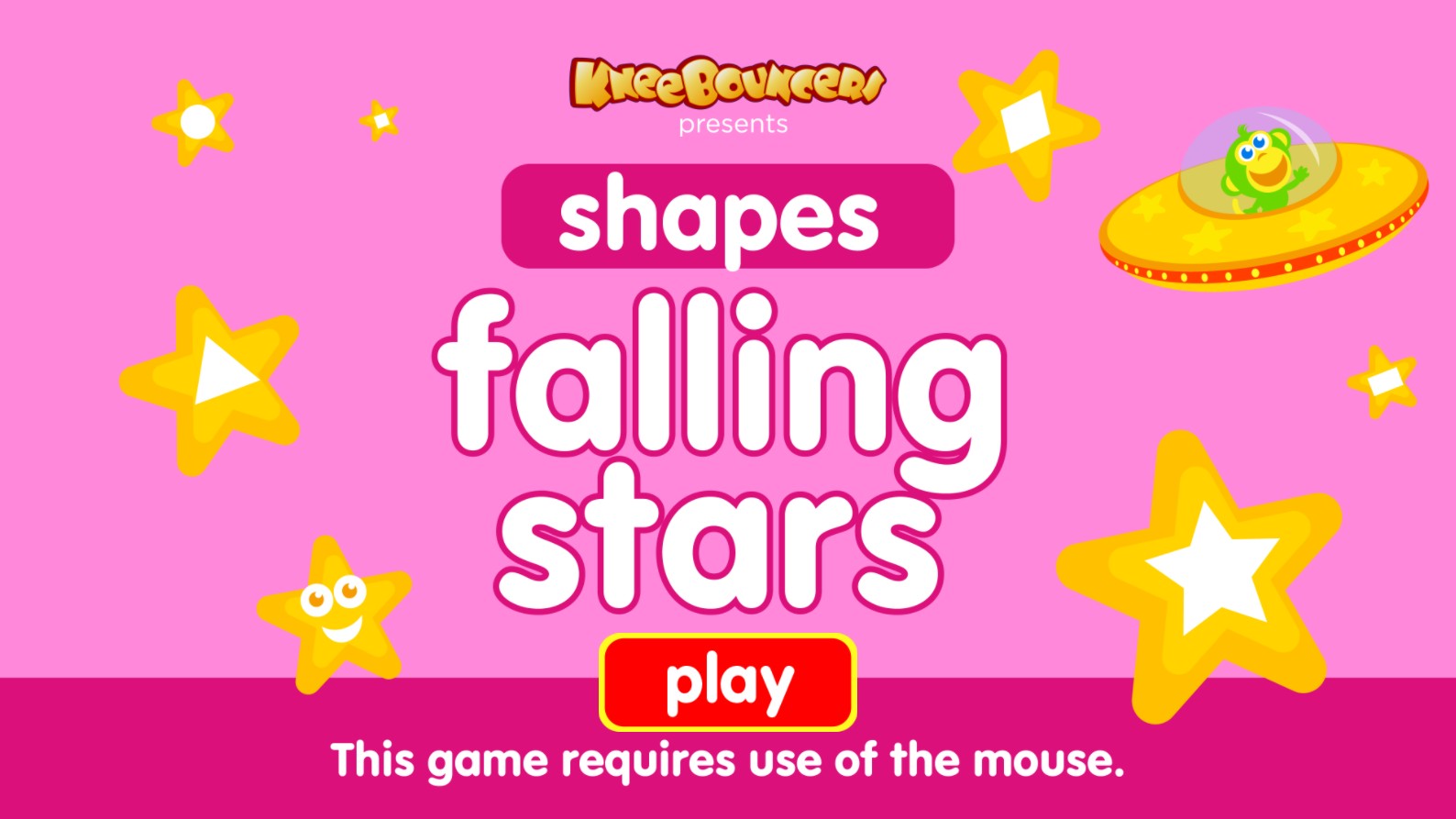 Falling Star Shapes Kids Educational: Magic World