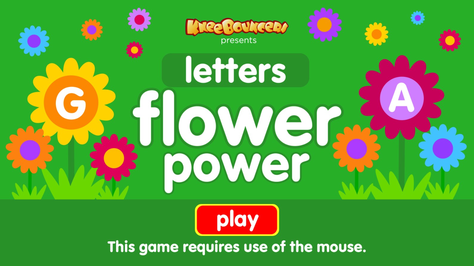 Flower Power Letters KneeBouncers Educational: Legendary Quest