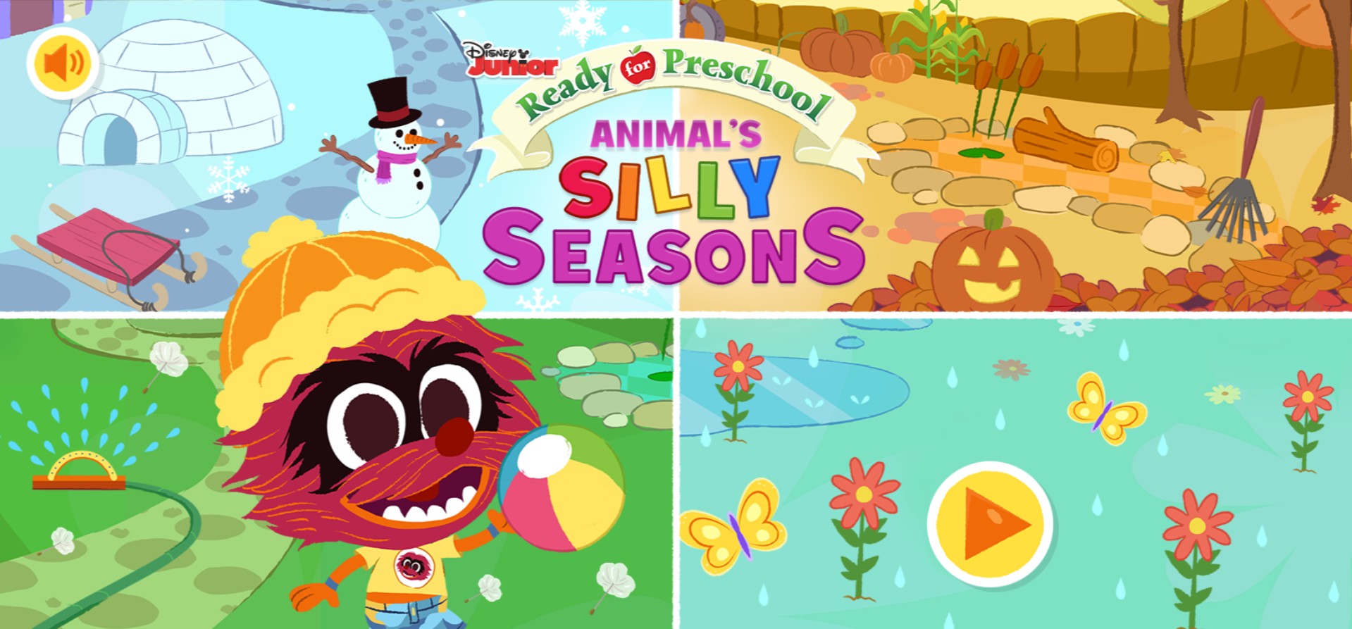 Disney Junior Muppet Babies Animal's Silly Seasons: Classic Arcade Fun