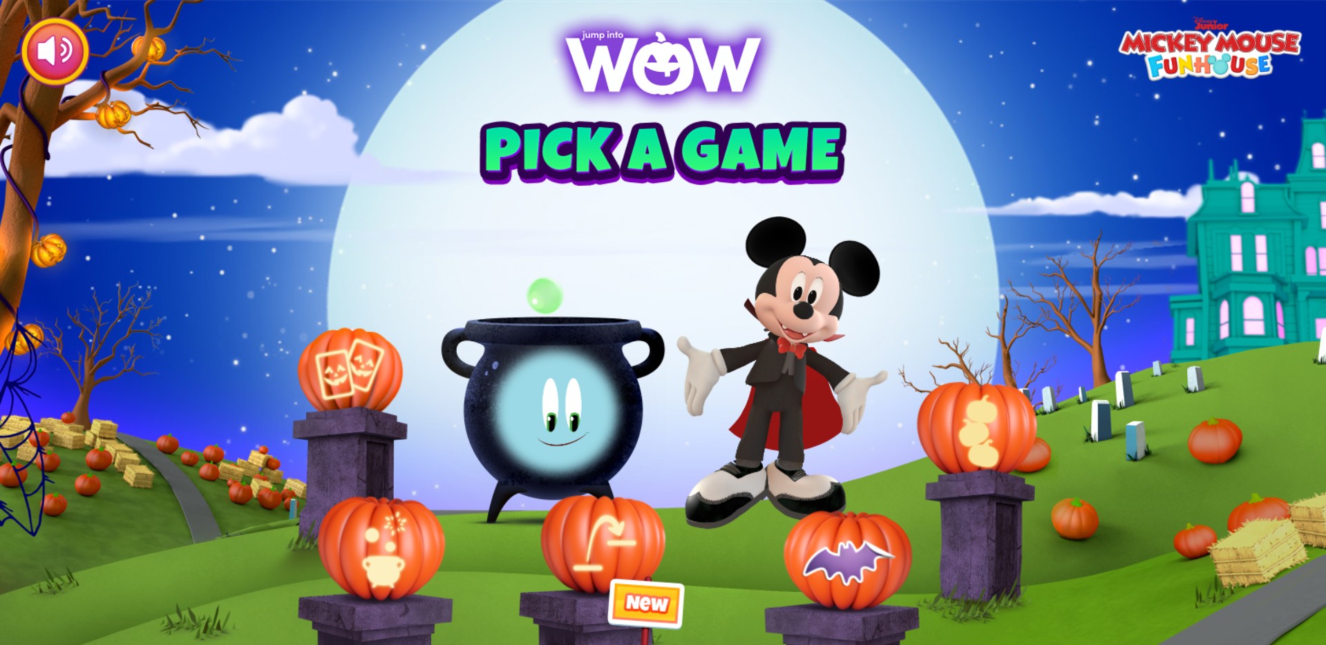 Mickey Mouse Halloween Jump Into WOW: Magic World