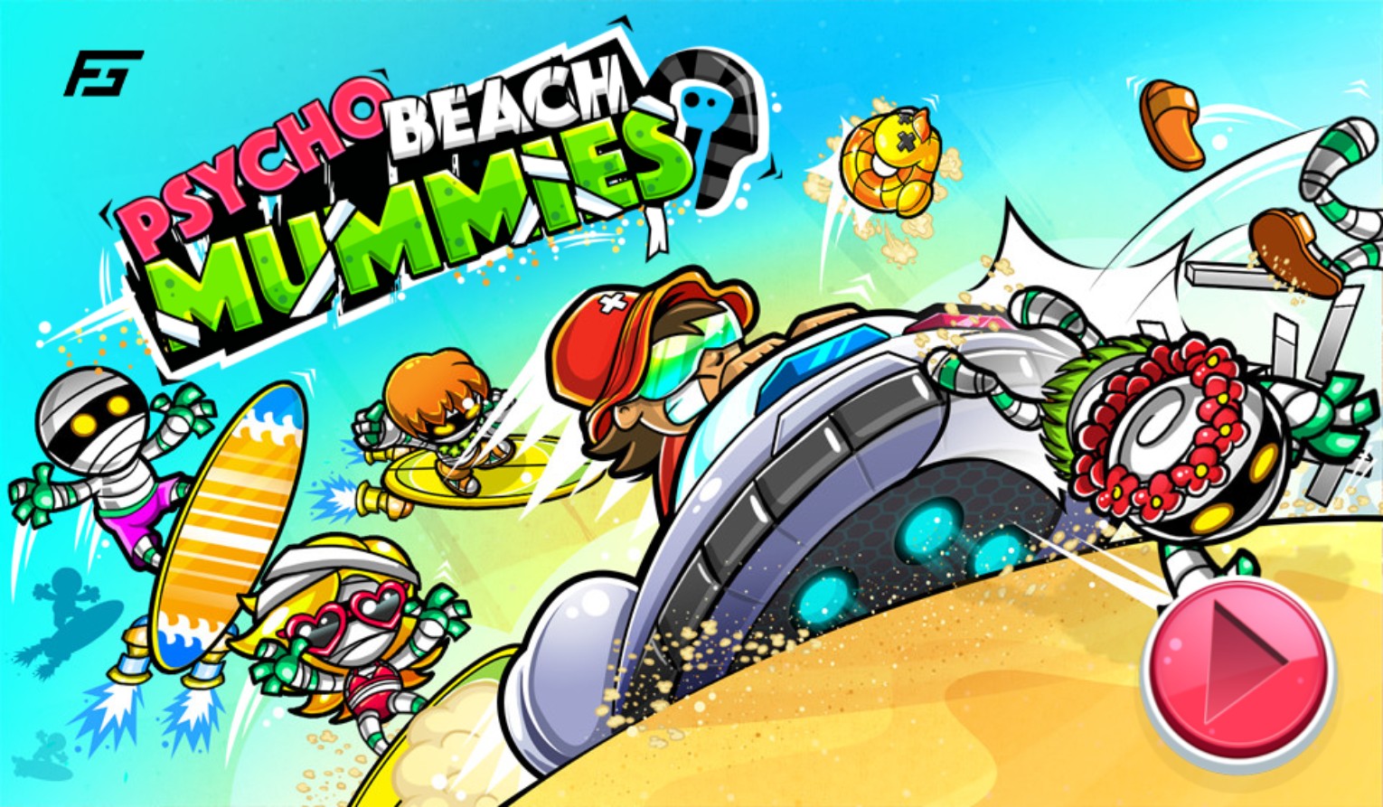 Game Shakers Psycho Beach Mummies: Pro Version