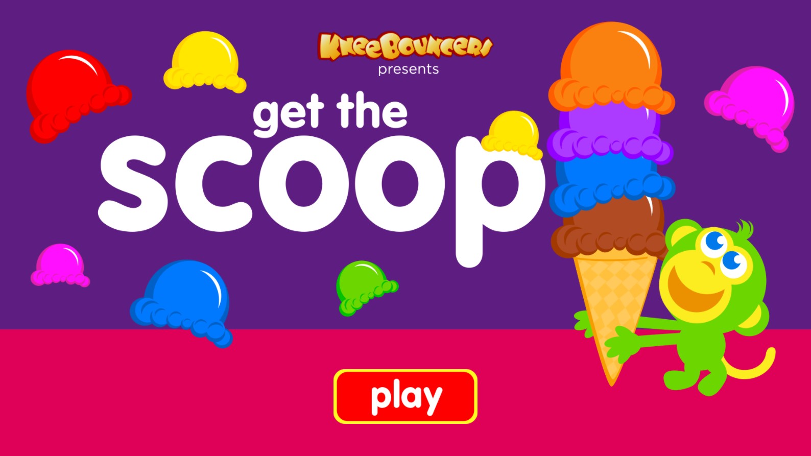 Get the Scoop - Fun Arcade Ice Cream Game for Kids: Classic Arcade Fun