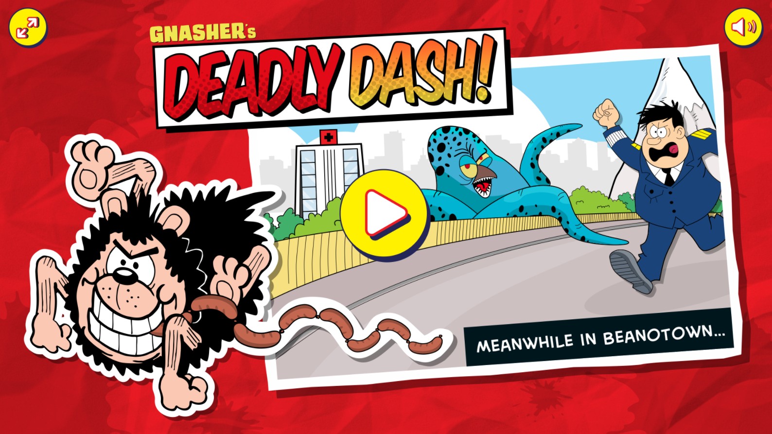 Gnasher's Deadly Dash - Play Beano Cartoon Adventure: Extreme Challenge
