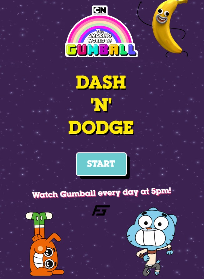 The Amazing World of Gumball Dash n Dodge - Play Cartoon Network Games: Pro Version