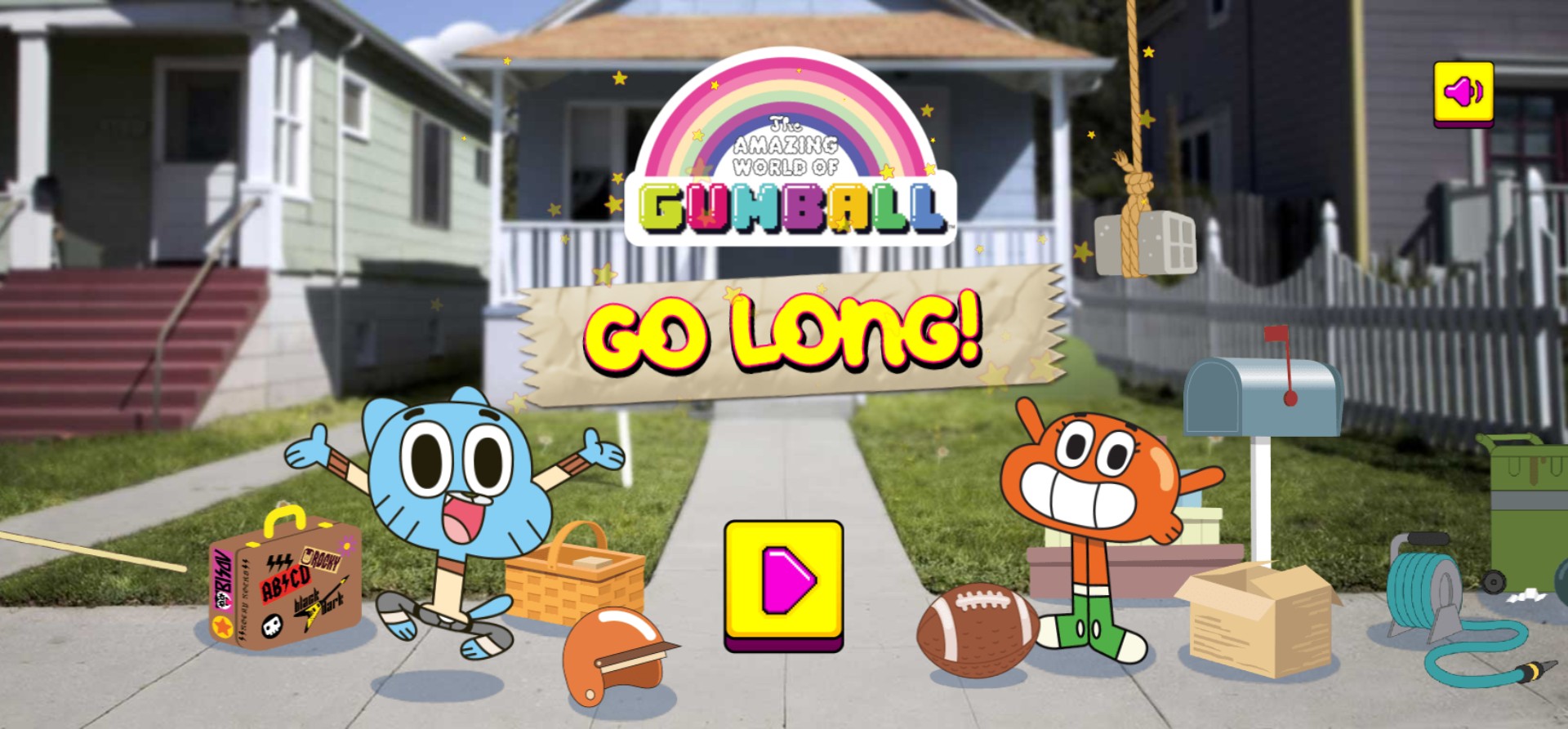 Gumball Go Long - Play The Amazing World of Gumball Football: Super Adventure