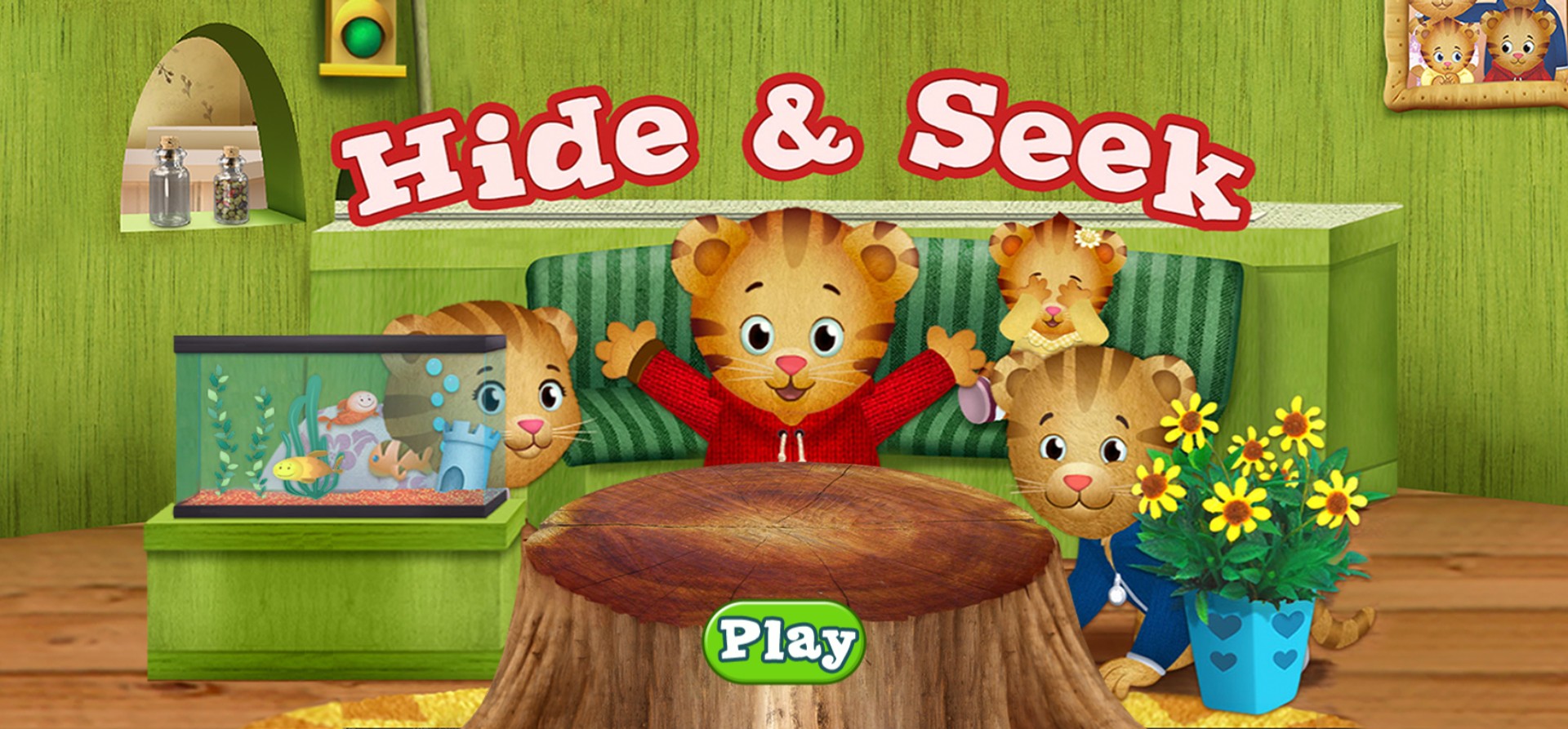Daniel Tiger Hide and Seek: Classic Arcade Fun