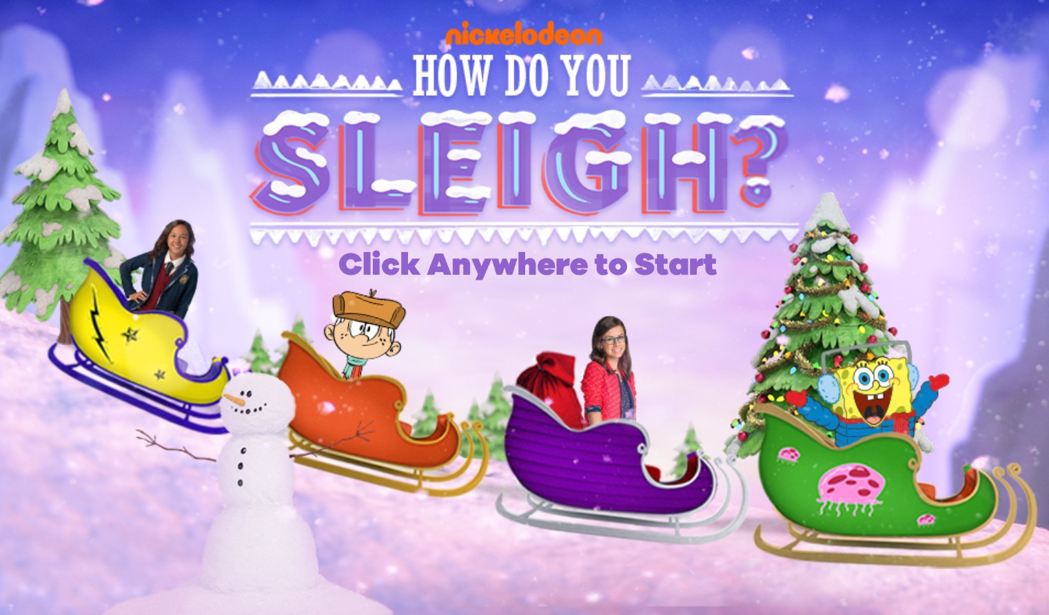 How Do You Sleigh? Nickelodeon Christmas Quiz: Speed Run Edition