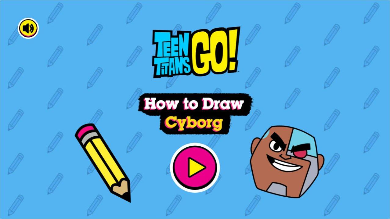 How to Draw Cyborg - Teen Titans Go Drawing: Full Version