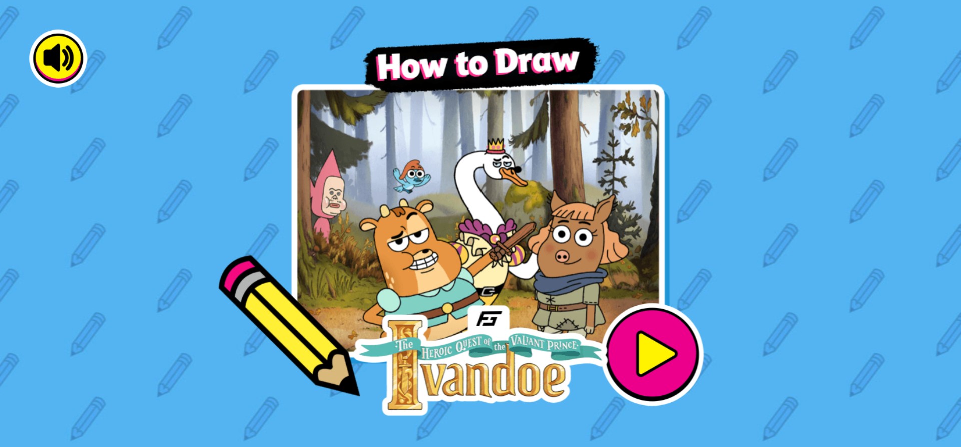 How to Draw Ivandoe - Interactive Cartoon Drawing: Super Adventure