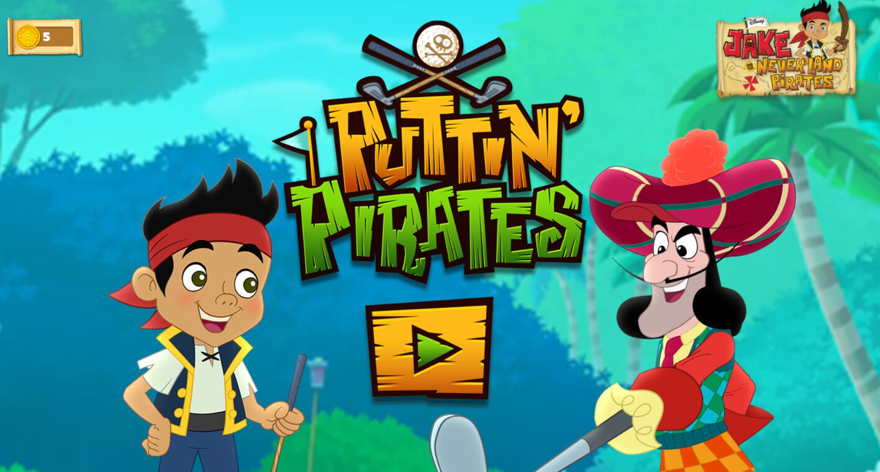 Jake and the Never Land Pirates Puttin' Pirates: Mastery Challenge