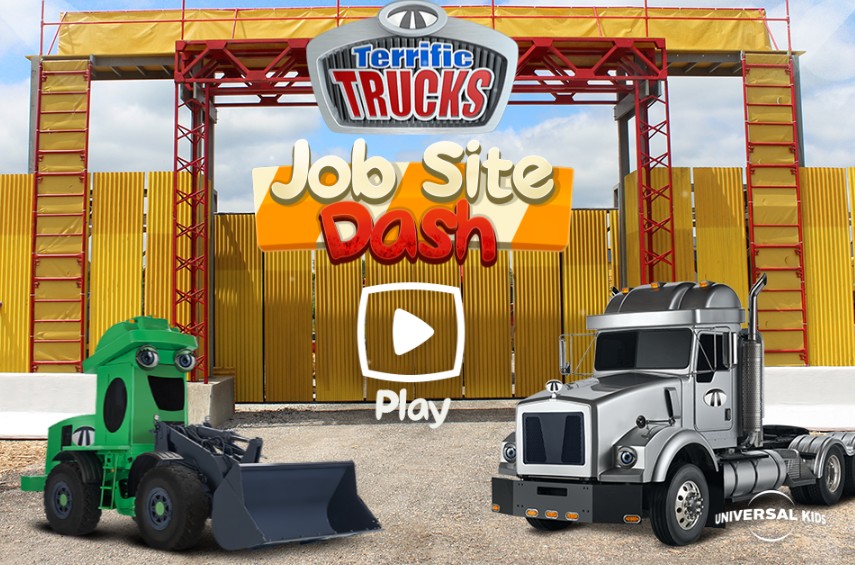 Terrific Trucks Job Site Dash: Classic Arcade Fun