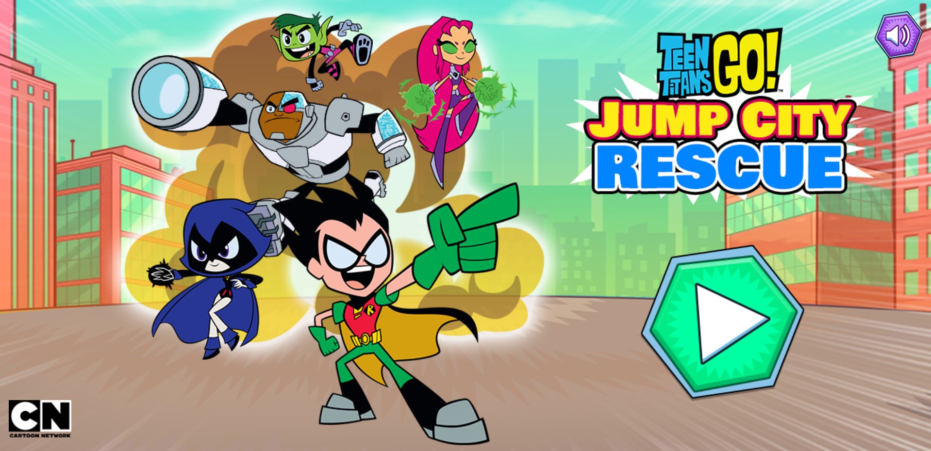 Jump City Rescue - Teen Titans Cartoon Network Action: Speed Run Edition