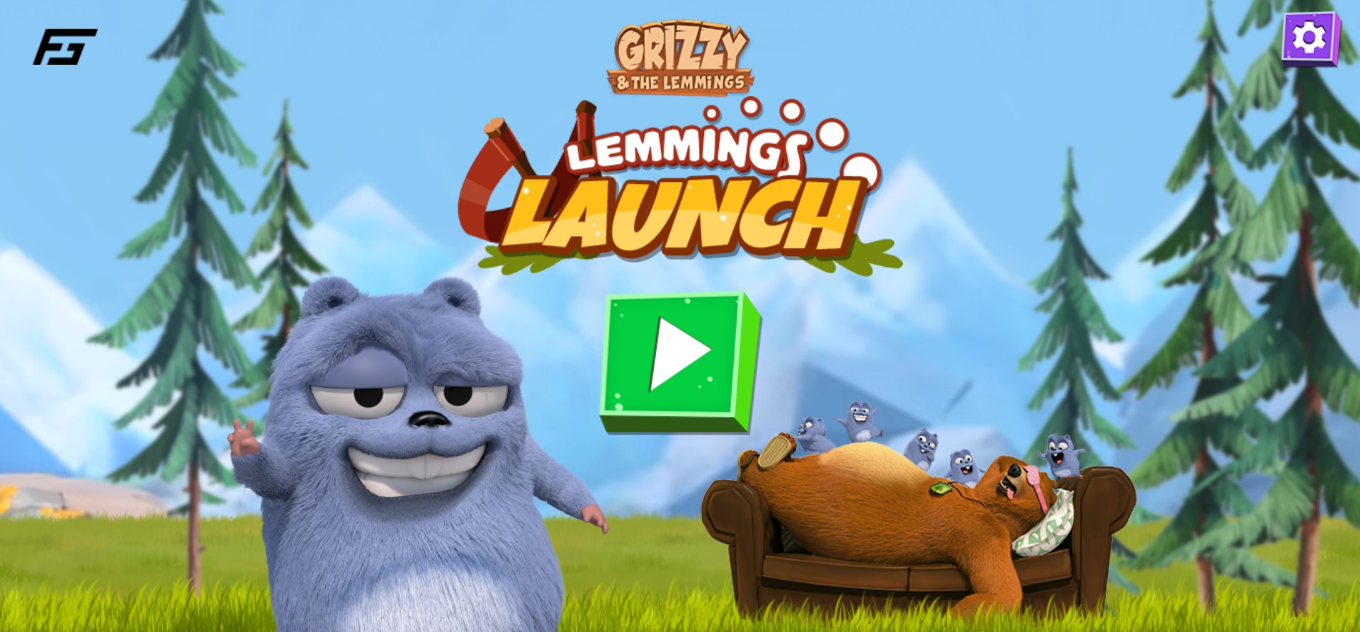 Lemmings Launch - Play Free Grizzy and the Lemmings: Speed Run Edition