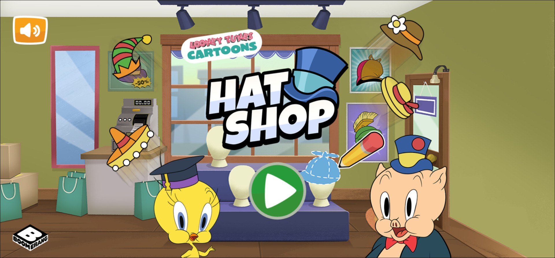 Looney Tunes Cartoons Hat Shop - Fun: Extreme Challenge