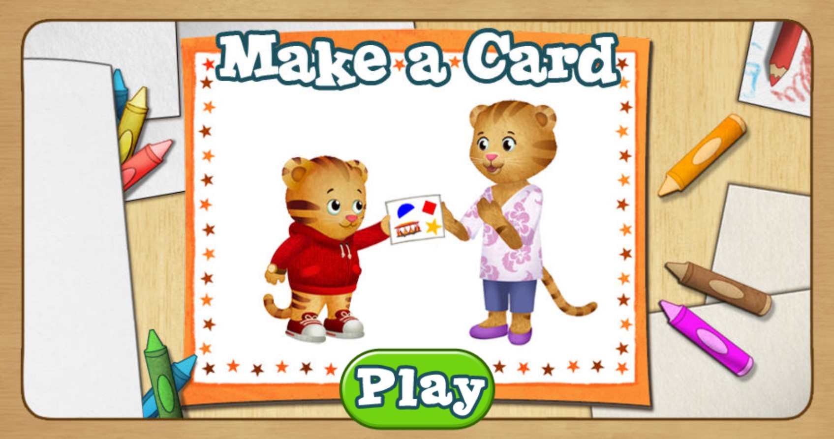Daniel Tiger Make a Card - Online Kids Creativity: Ultimate Edition