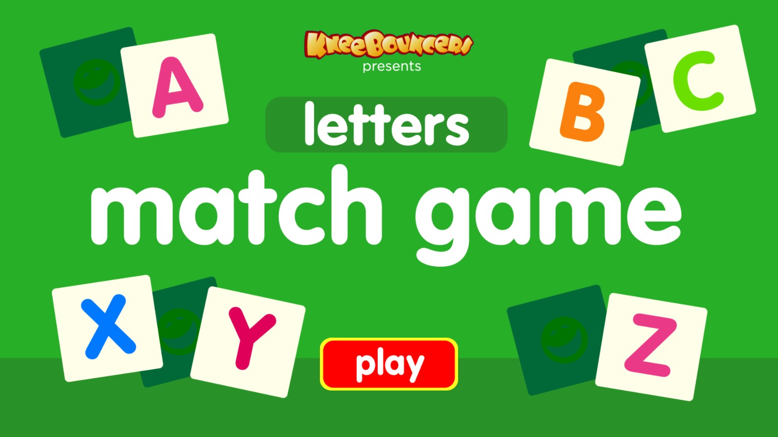 KneeBouncers Letters Match Game Online: Full Version