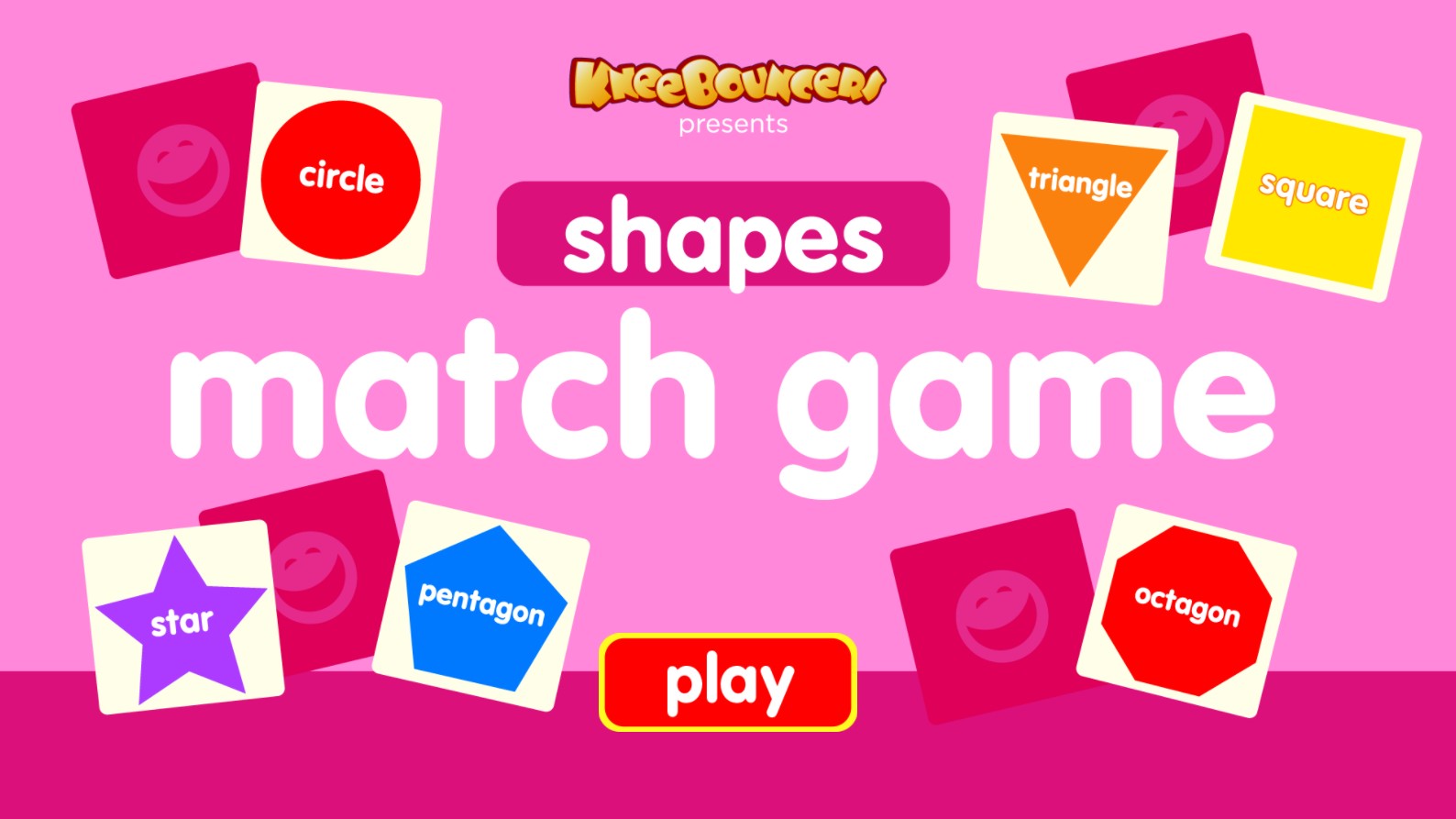 Shapes Match Game for Kids - KneeBouncers Educational Fun: Speed Run Edition