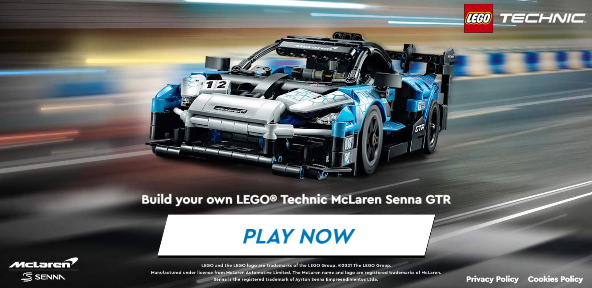 LEGO McLaren Senna GTR Racing Simulator: Legendary Quest