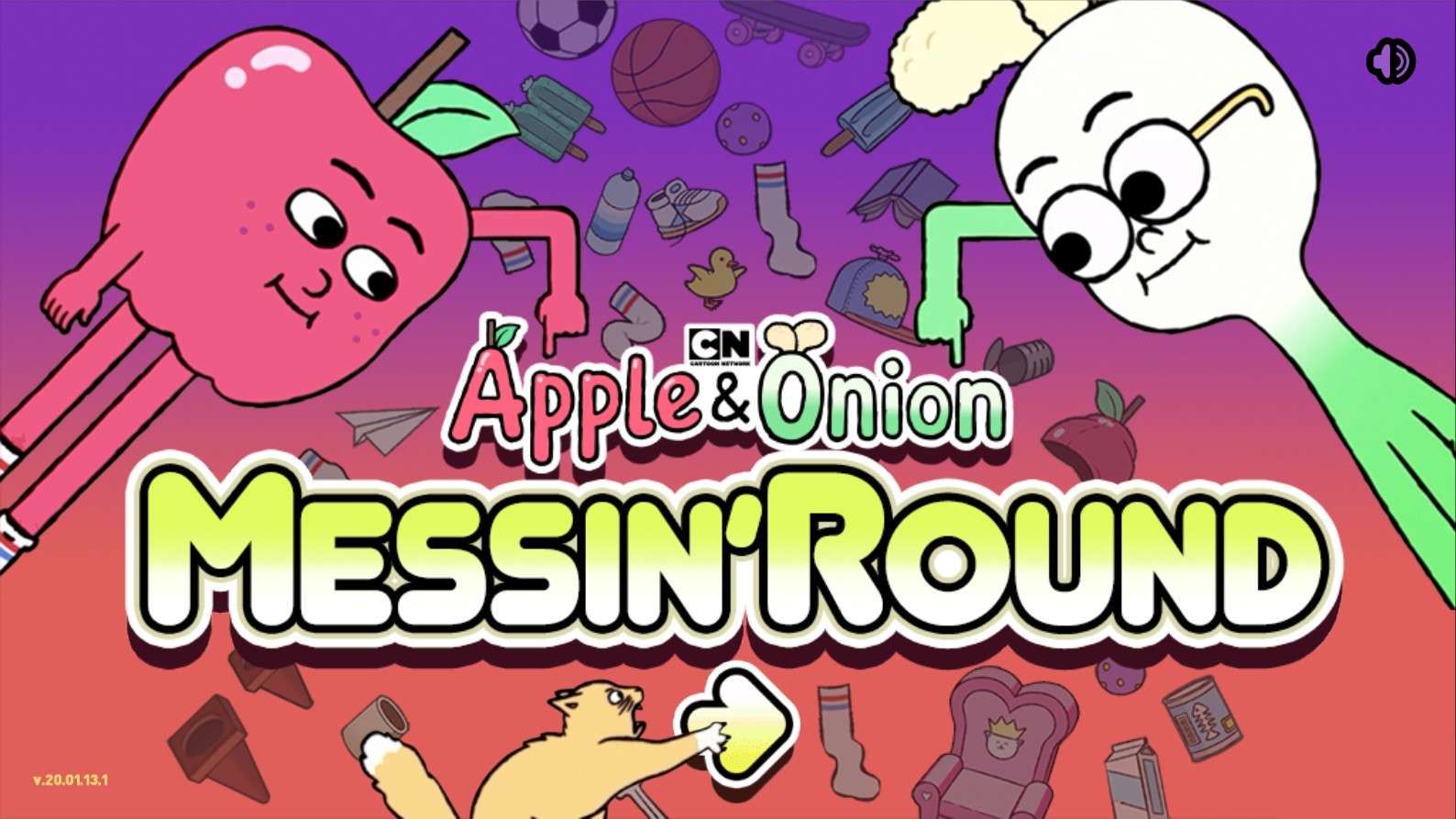 Apple and Onion Messin' Round - Fun Cartoon Network: Full Version