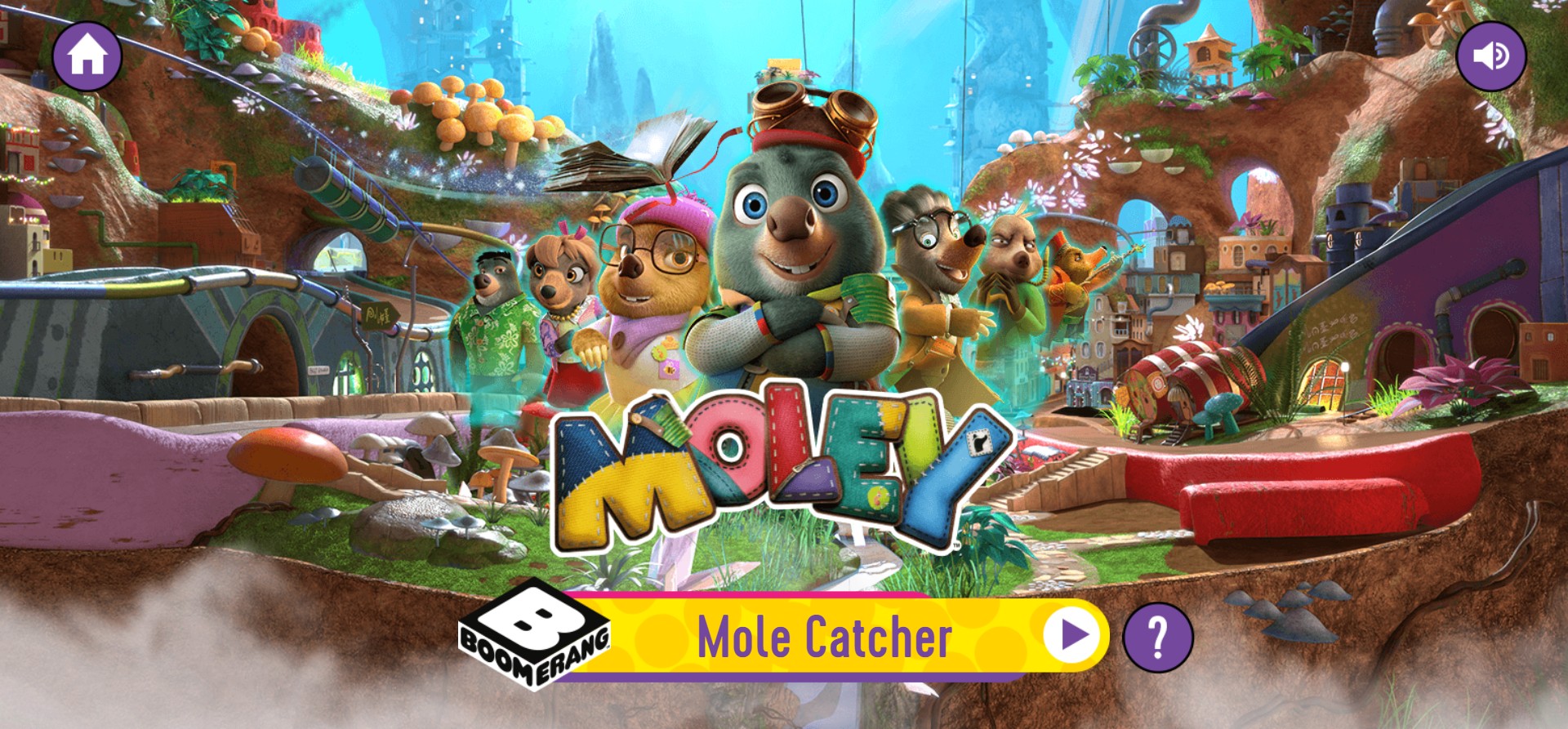 Moley Mole Catcher - Play Fun Online Arcade: Classic Arcade Fun