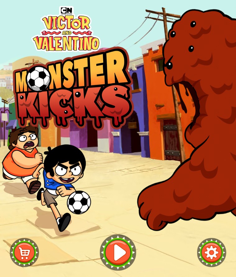 Victor and Valentino Monster Kicks - Cartoon Network Sports: Deluxe Online