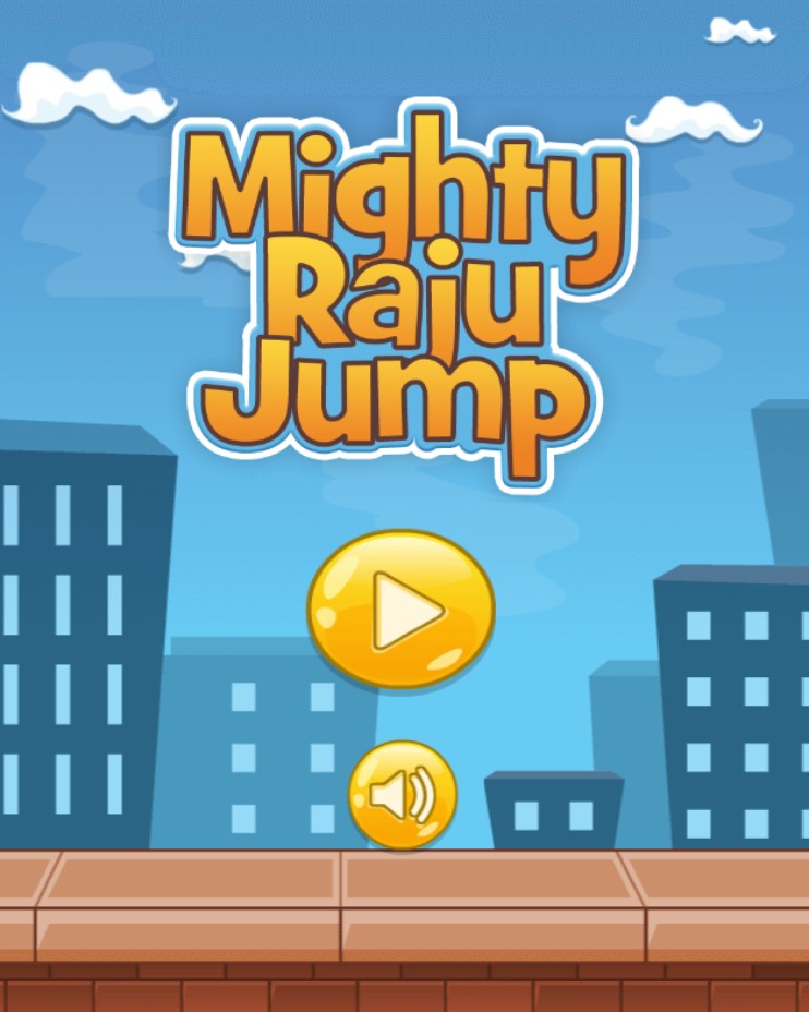 Mighty Raju Jump - Online Superhero Arcade: Speed Run Edition