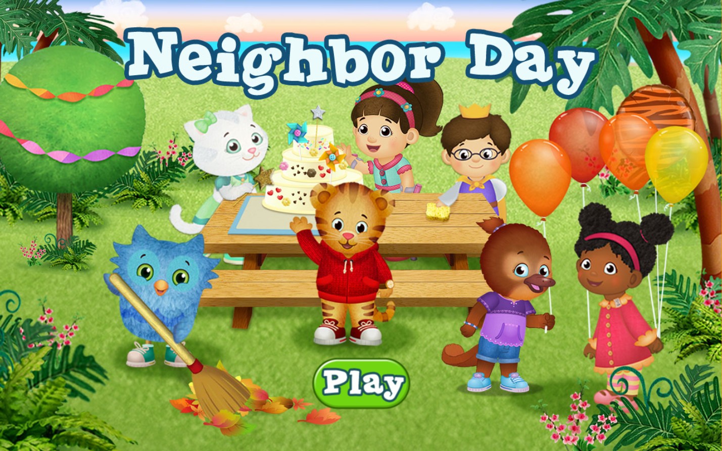 Daniel Tiger Neighbor Day Party Games: Speed Run Edition