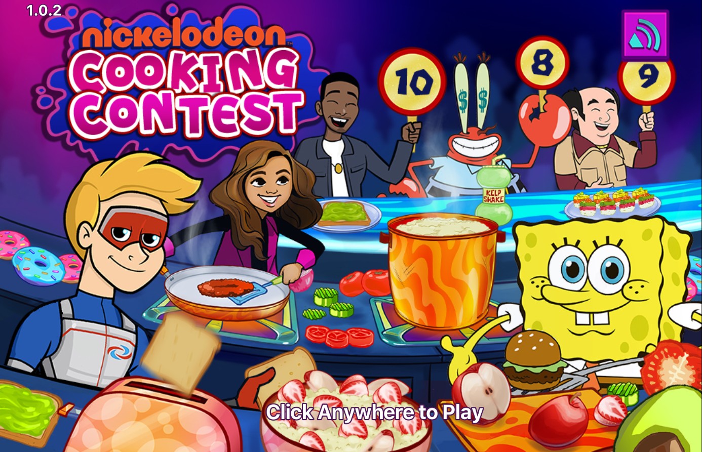Nickelodeon Cooking Contest HTML5: Deluxe Online